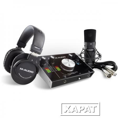 Фото Внешняя студийная звуковая карта M-Audio M-Track 2X2 Vocal Studio Pro