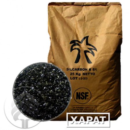 Фото Активированный кокосовый уголь Silcarbon К 835 меш. 25 кг