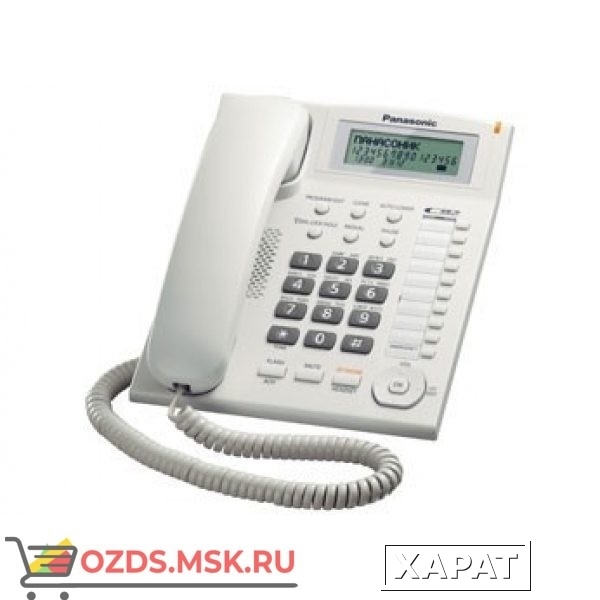 Фото Panasonic KX-TS2388RUW проводной телефон, цвет белый: Проводной телефон