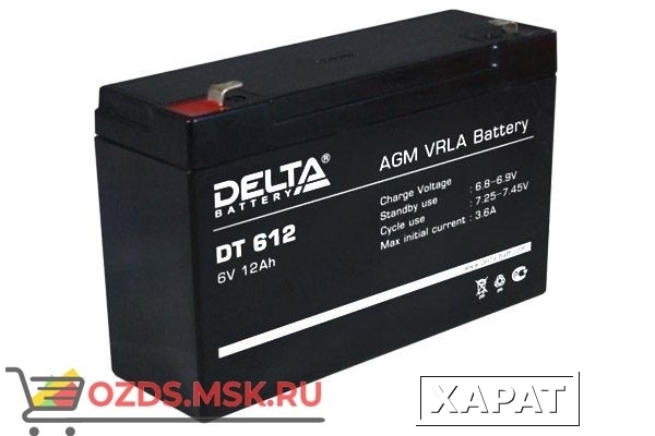 Фото Delta DT 612 Аккумулятор