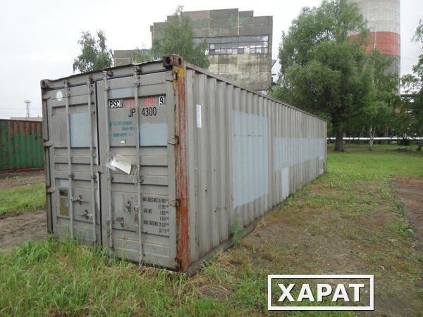 Фото 40 футовый контейнер б/у