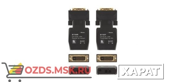 Фото 616R/T: Волоконно-оптические передатчик и приемник DVI Dual Link (комплект)