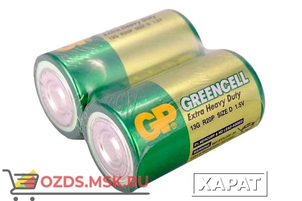Фото GP Greencell  13G-OS2 20200 батарейка солевая