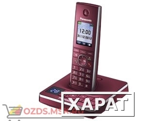 Фото Panasonic KX-TG8561RUR-с автоответчиком, цвет Красный: Беспроводной телефон DECT (радиотелефон)