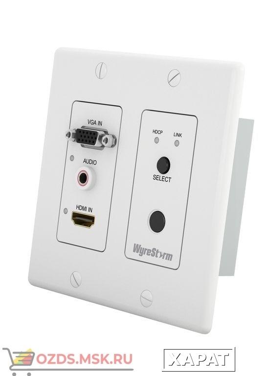 Фото WyreStorm TX-SW-IW-0201: Настенный переключатель-передатчик 2×1 HDMI/VGA по витой паре (HDBaseT)