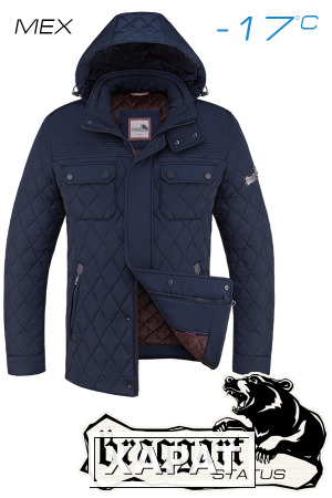 Фото NEW! Куртка зимняя мужская Braggart Status 1743 (синий), р.M, L, XL, XXL
