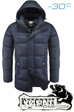 Фото NEW! Куртка зимняя мужская Braggart Dress Code 2984 (темно-синяя), р.S, M, L, XL, XXL. Новое поступление!