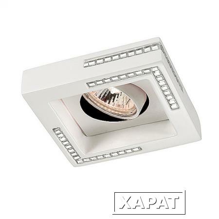 Фото Точечный светильник потолочный 369843 NT14 220 белый IP20 GX5.3 50W 12V FABLE | 0034313 NOVOTECH