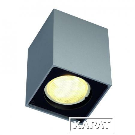 Фото ALTRA DICE CL-1 светильник потолочный для лампы GU10 35Вт макс., серебристый / черный | 151514 SLV