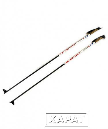 Фото Палки лыжные Premium стекловолокно пробковая ручка, 120 см (72547)