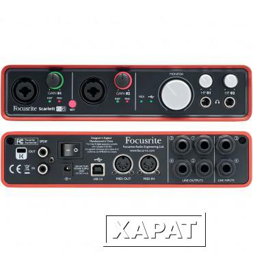 Фото USB аудио интерфейс FOCUSRITE Scarlett 6i6