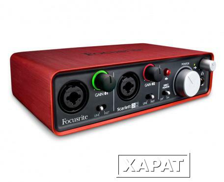 Фото USB аудио интерфейс FOCUSRITE Scarlett 2i2