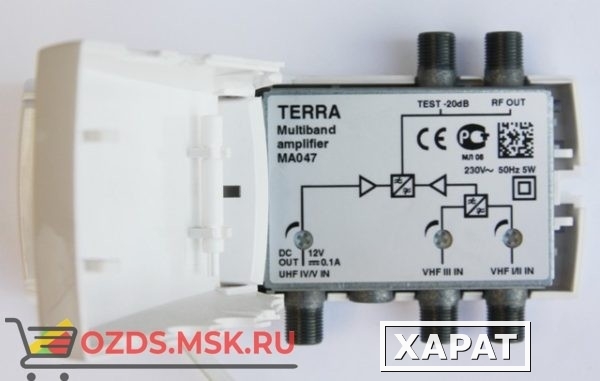 Фото Terra МА 047 МВ1/МВ2/ДМВ, 303033дБ Кш=6дБ,112дБмкВ: Усилитель