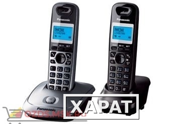 Фото Panasonic KX-TG2512RU1 , цвет серый металликчерный: Беспроводной телефон DECT (радиотелефон)