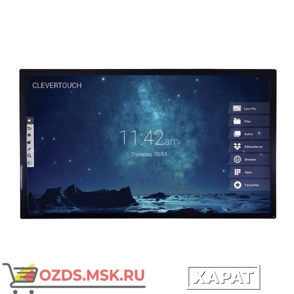 Фото CleverTouch 65″ Pro Series 4K: Интерактивная панель