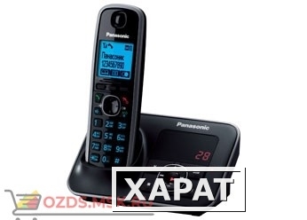 Фото Panasonic KX-TG6621RUM-с автоответчиком, цвет серый мета: Беспроводной телефон DECT (радиотелефон)