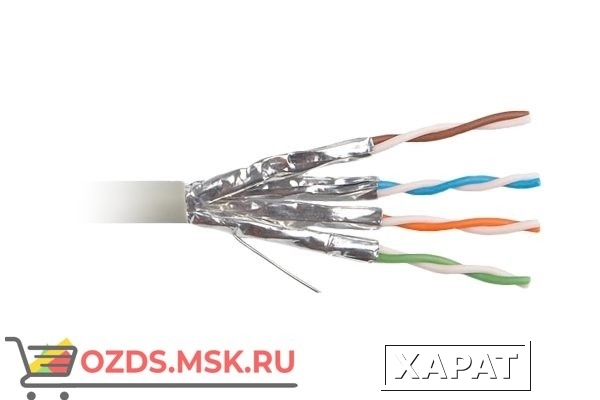 Фото Hyperline UFTP4-C6-S23-IN-LSZH-GY-500: Кабель