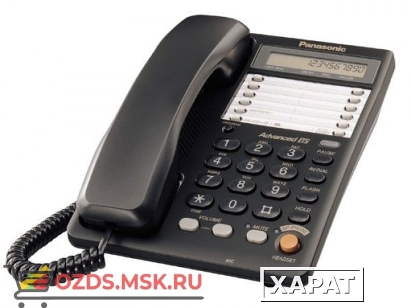 Фото Panasonic KX-TS2365RUB проводной телефон, цвет черный: Проводной телефон