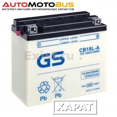 Фото GS Battery CB18L-A