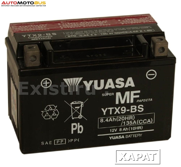 Фото Yuasa YTX9-BS