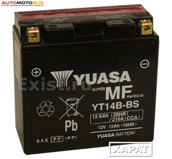 Фото Yuasa YT14B-BS