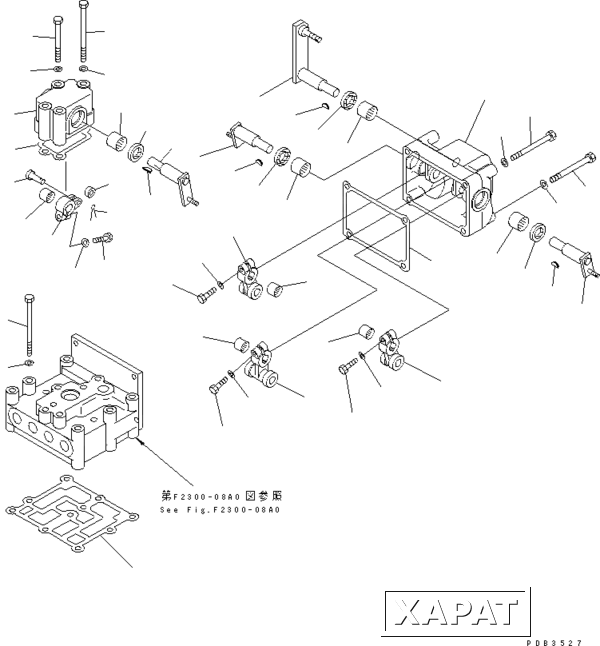 Фото Клапан калибрующий маслогидравлической трансмиссии KOMATSU