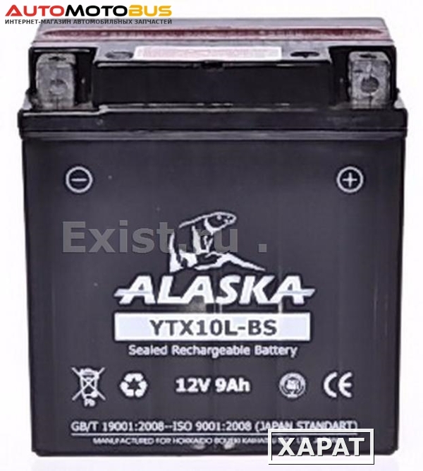 Фото Alaska YTX10L-BS