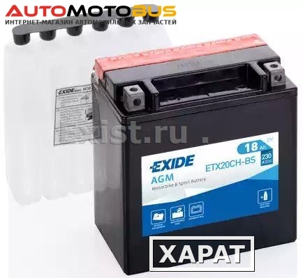 Фото Exide ETX20CH-BS