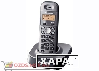 Фото Panasonic KX-TG1411RUM-, цвет серый металлик: Беспроводной телефон DECT (радиотелефон)