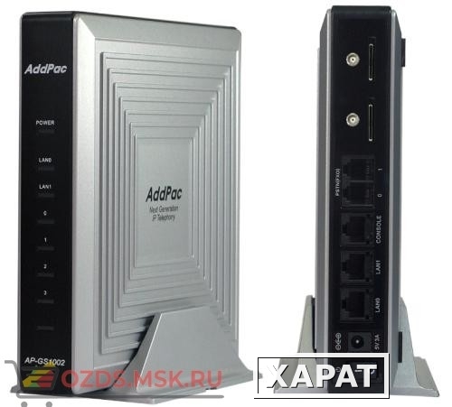 Фото AddPac ADD-AP-GS1002C, 2 GSM канала, 2 порта FXO: VoIP-GSM шлюз