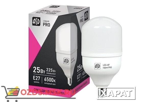 Фото ASD LED-HP-PRO 25Вт Е27 4000К 2250 Лм: Лампа