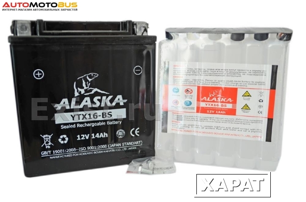 Фото Alaska YTX16-BS