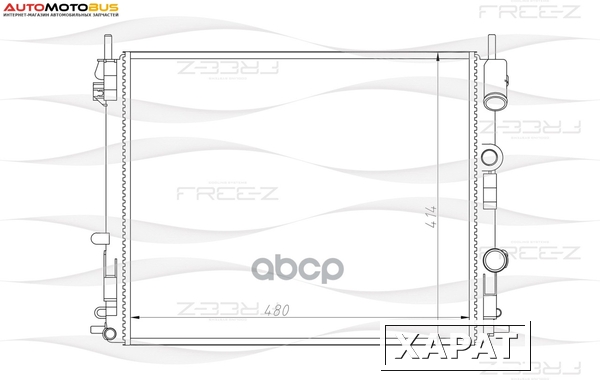 Фото Радиатор охлаждения FREE-Z KK0184