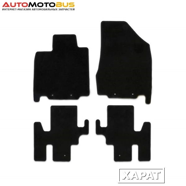 Фото Коврики в салон Klever Econom для NISSAN Pathfinder 2010-2014, 4 шт. текстиль