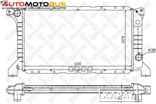 Фото Радиатор системы охлаждения Stellox 1025252SX