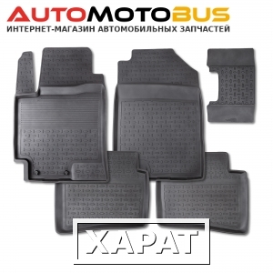 Фото Резиновые коврики SEINTEX с высоким бортом для KIA Optima III 2010-2015 / 86404