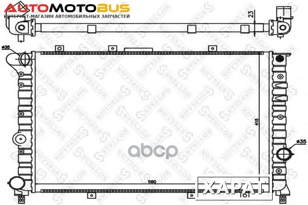 Фото Радиатор системы охлаждения Stellox 1025488SX