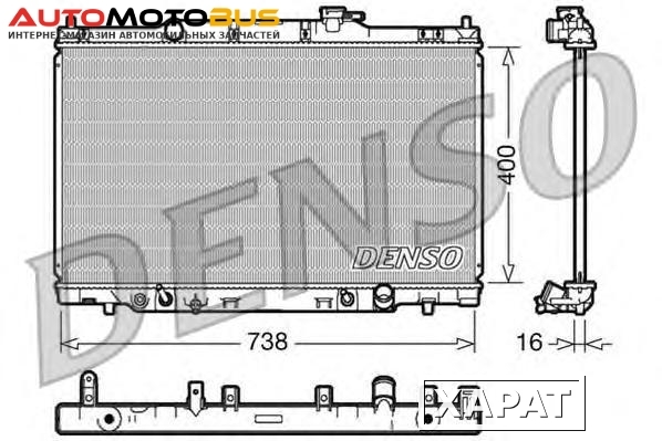 Фото Радиатор Denso DRM40013