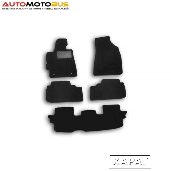 Фото Коврики в салон Klever Econom для TOYOTA Highlander 2010-2013, 5 шт. текстиль