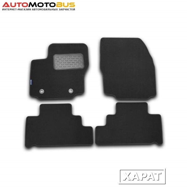 Фото Коврики в салон Klever Econom для FORD S-max 2006-2015, 4 шт. текстиль