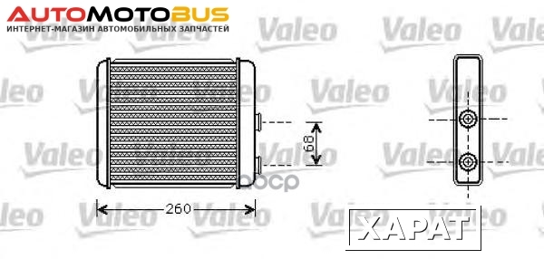 Фото Радиатор печки Valeo 812285