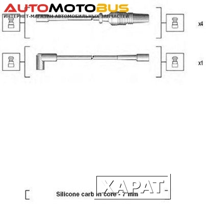 Фото Комплект проводов зажигания MAGNETI MARELLI 941085160568