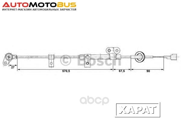 Фото Датчик автомобильный Bosch 0265006254