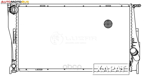 Фото Радиатор охлаждения двигателя Luzar LRC26103