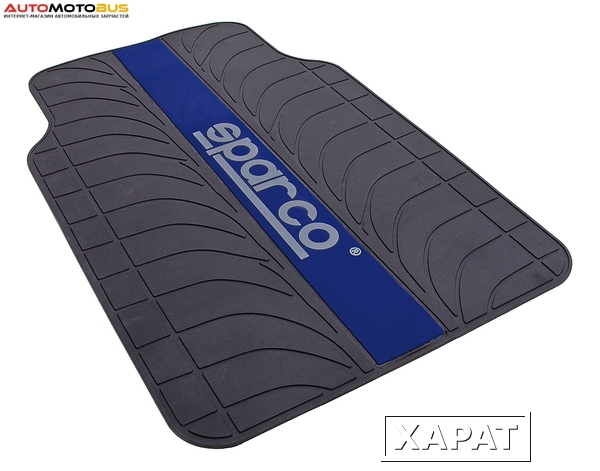 Фото Комплект ковриков в салон автомобиля Sparco для (SPC/RCN-504 BK/BL)