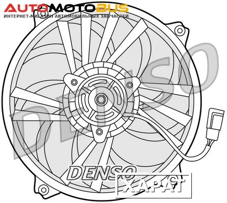 Фото Вентилятор охлаждения двигателя DENSO DER21015