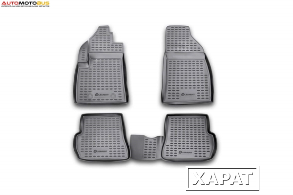 Фото Коврики в салон Autofamily для FORD Fusion 09/2002, Fiesta 2002-2008, полиуретан