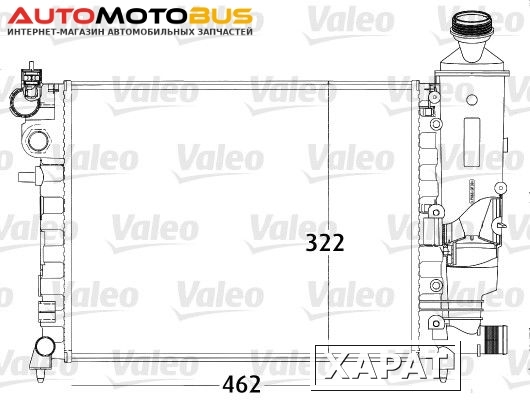 Фото Радиатор охлаждения двигателя VALEO 731498