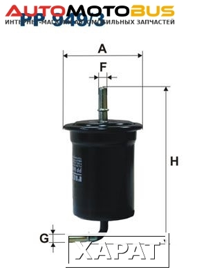 Фото Фильтр топливный FILTRON PP949/3