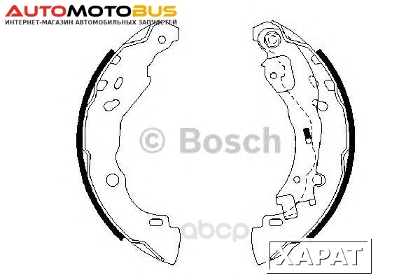 Фото Тормозные колодки дисковые Bosch 0986487690